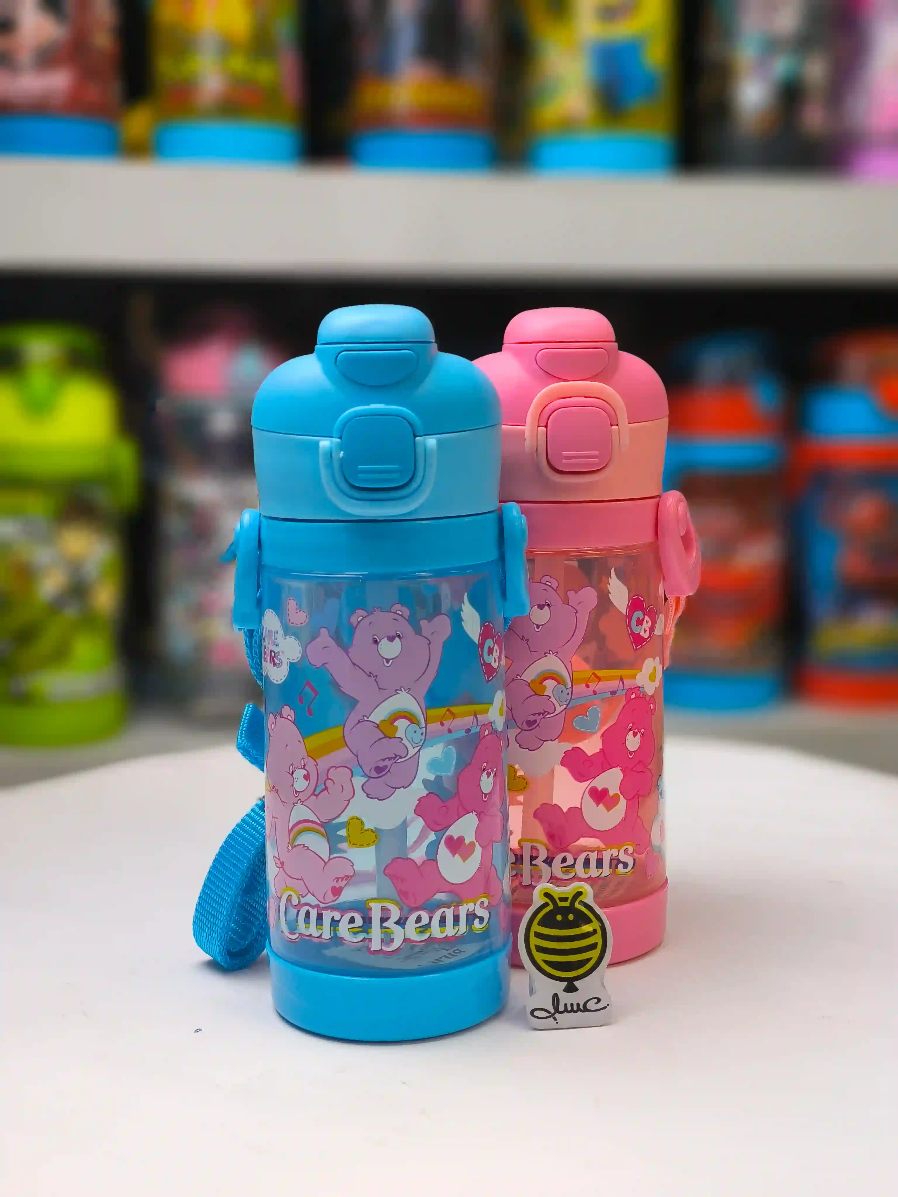 قمقمه BPA قفلدار طرح خرس های مهربان (Care Bears)