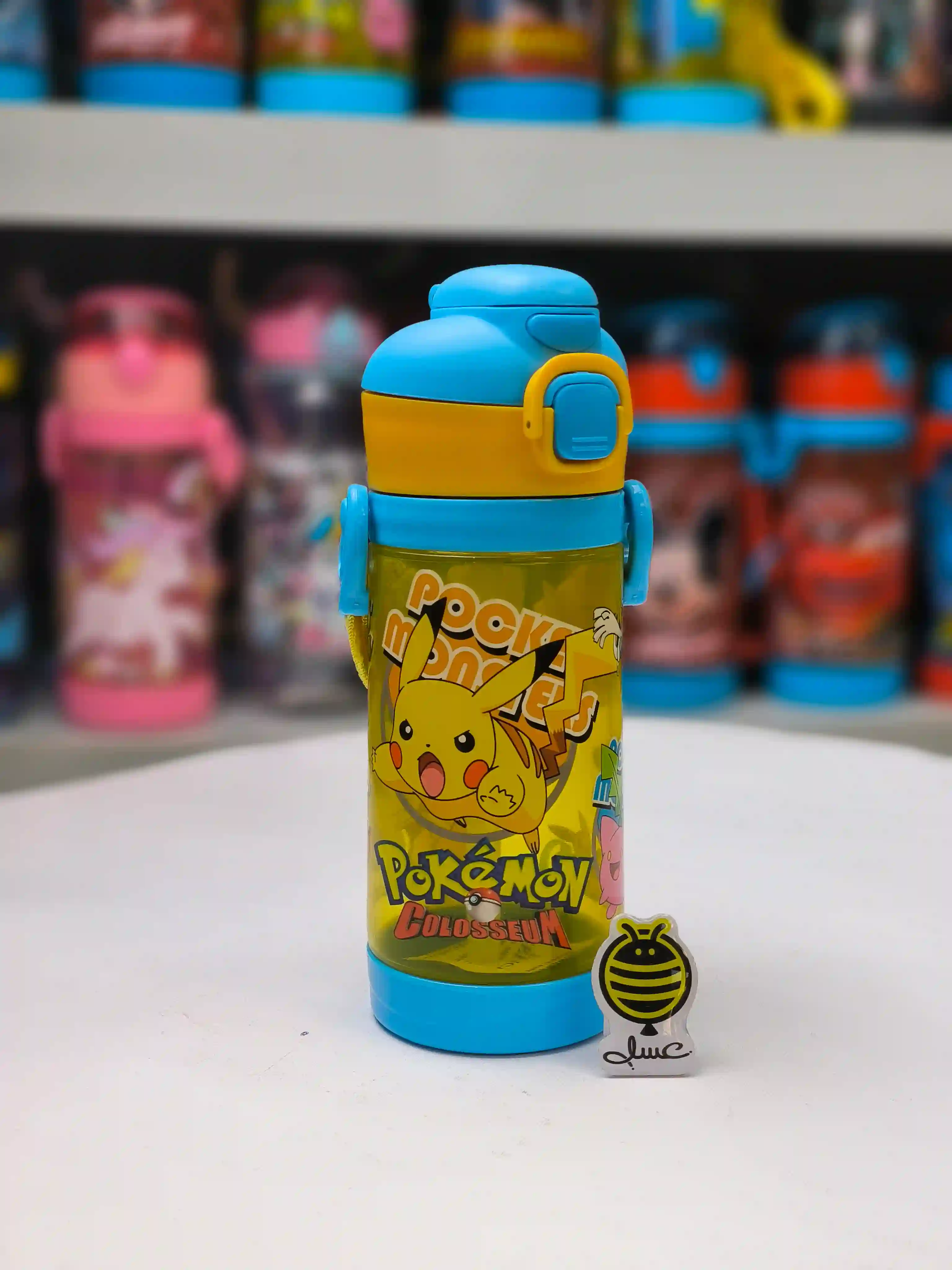 قمقمه BPA  قفلدار طرح پوکمون (Pokemon)