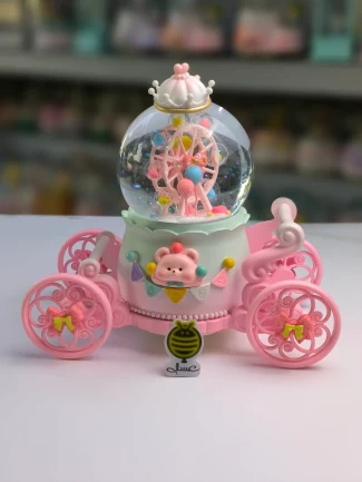 گوی موزیکال کالسکه ای با طرح چرخ و فلک