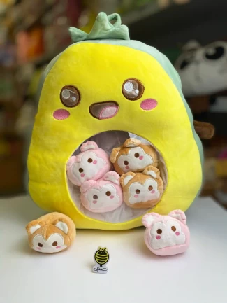 کوسن بچه دار مدل گلابی خجالتی