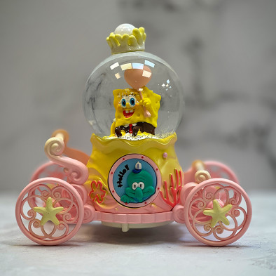 گوی موزیکال طرح کالسکه 10سانت
