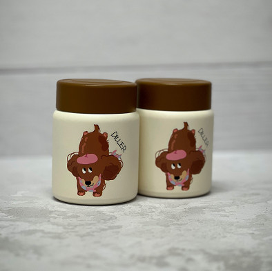 مینی تراول ماگ طرح سگ| diller | حجم 150میل